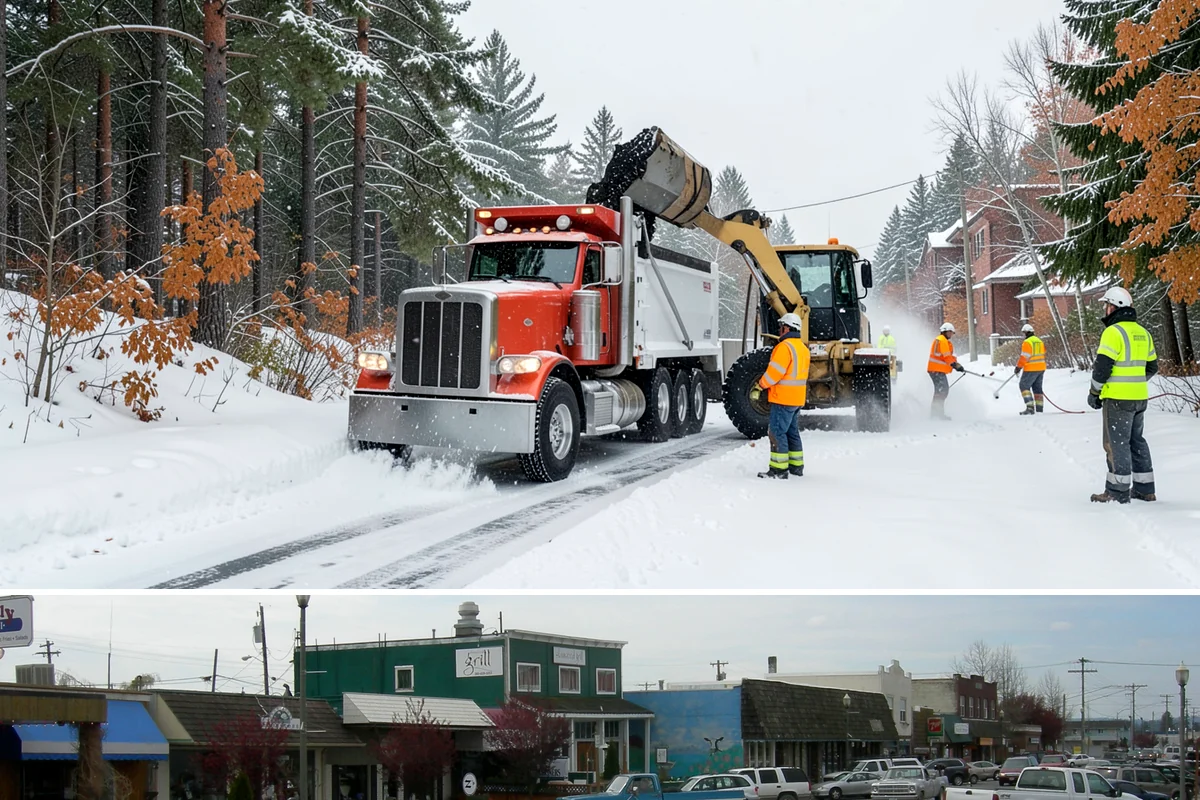 Salt Brine Pretreatment in Stanwood, Snohomish County, WA - Salt brine pretreatment is scheduled the day before forecast frost and freezing events all winter long.