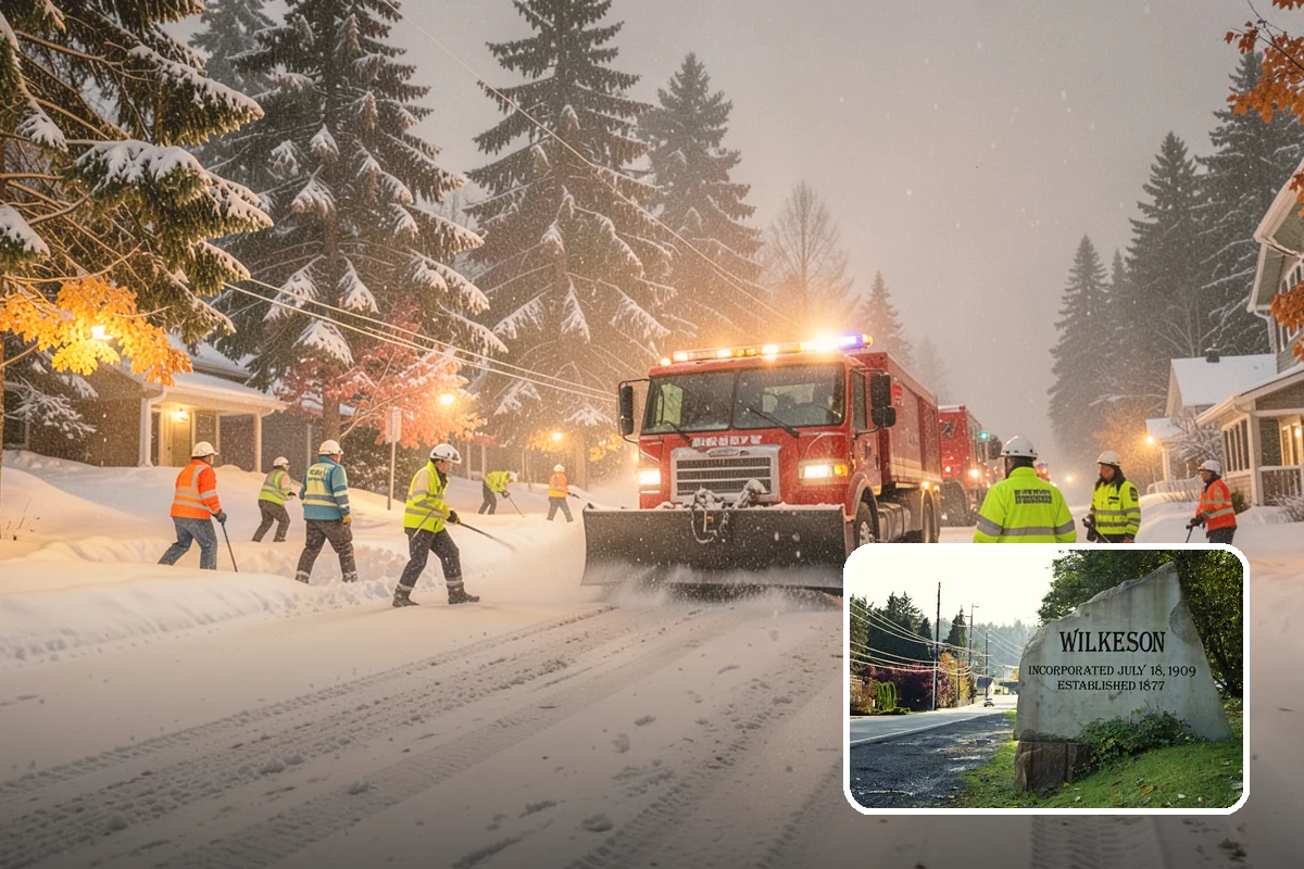 Salt Brine Pretreatment in Wilkeson, Pierce County, WA - Prevents snow and ice from bonding to the pavement