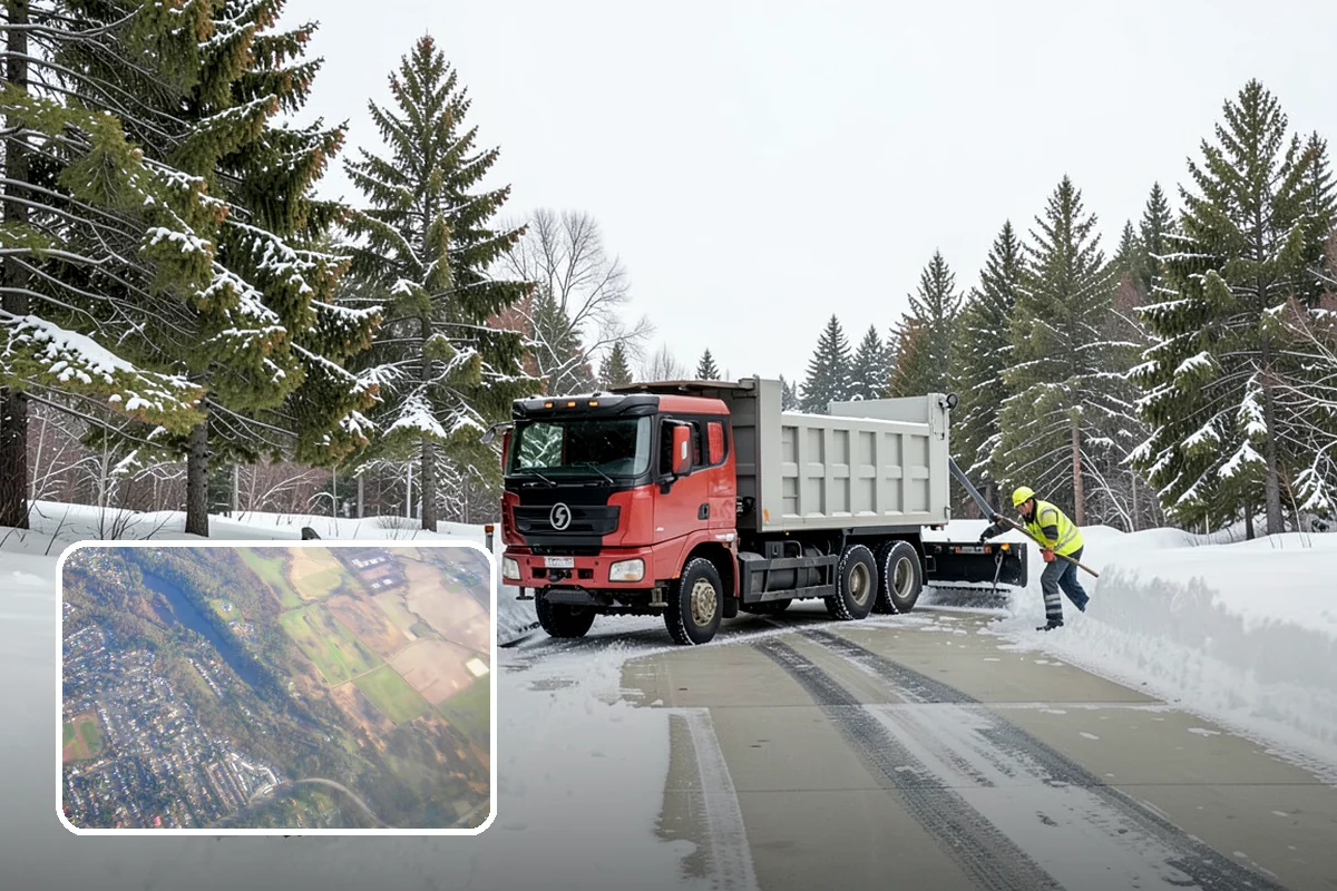 Salt Truck Service in Algona, King County, WA - Controlled granular application across large surfaces