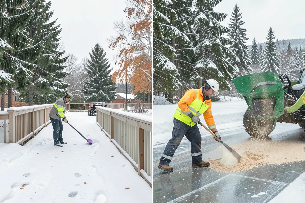 Salt Truck Service in Anacortes, Skagit County, WA - Calibrate the spreader to current temperature and ice