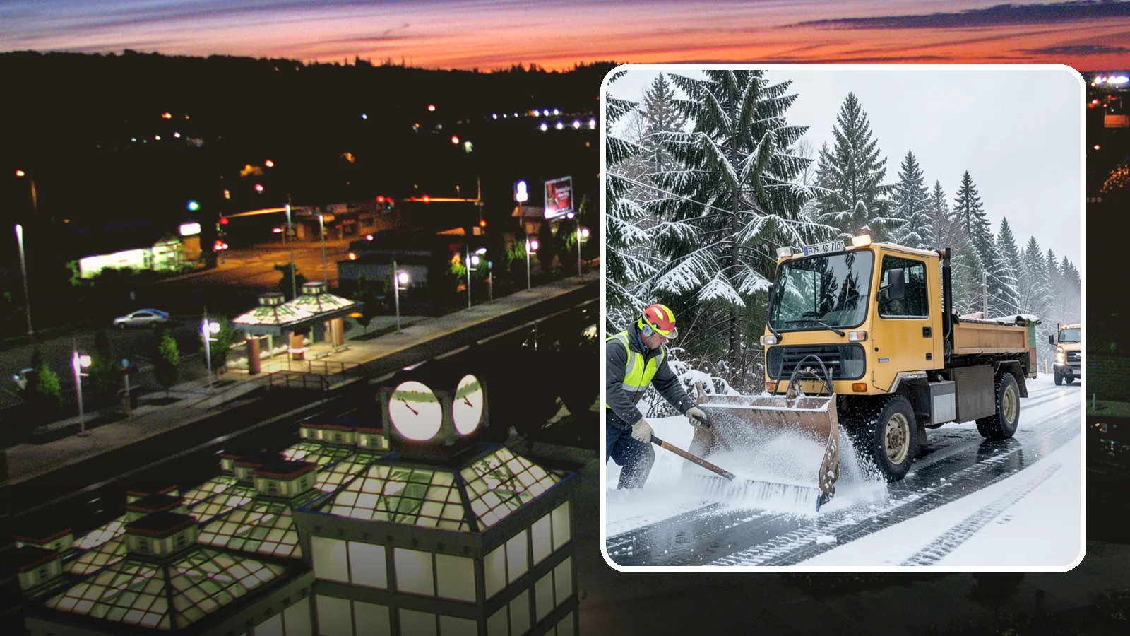Salt Truck Service in Auburn, King County, WA - Our salt trucks spread granular deicer across lots and roads to melt ice and restore traction.