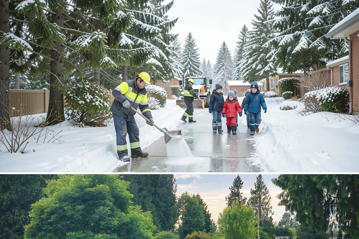 Salt Truck Service in Bonney Lake, Pierce County, WA - Salt truck service is active throughout the freeze-thaw season from November through March across lowland commercial sites.