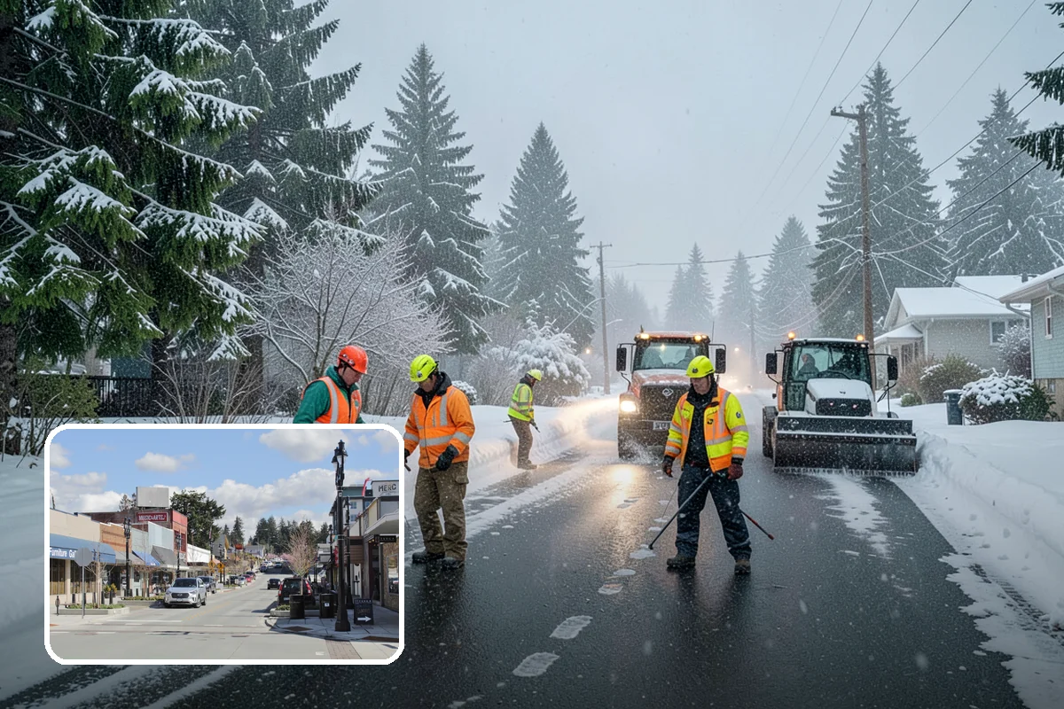 Salt Truck Service in Bothell, King County, WA - Controlled granular application across large surfaces