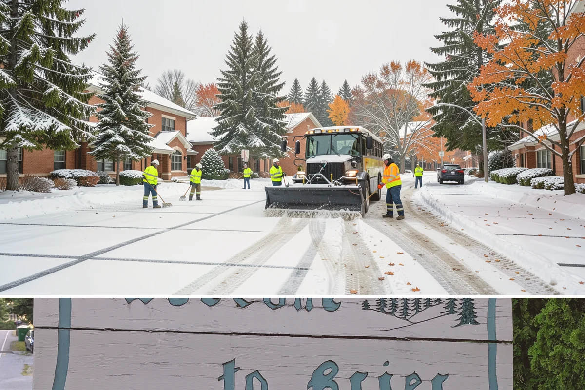 Salt Truck Service in Brier, Snohomish County, WA - Salt truck service is active throughout the freeze-thaw season from November through March across lowland commercial sites.