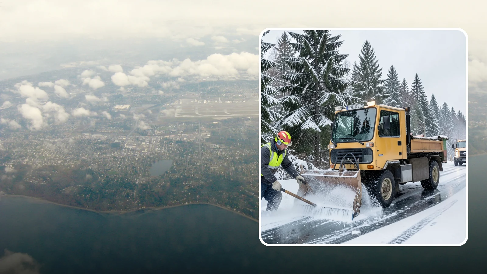 Salt Truck Service in Burien, King County, WA - Our salt trucks spread granular deicer across lots and roads to melt ice and restore traction.