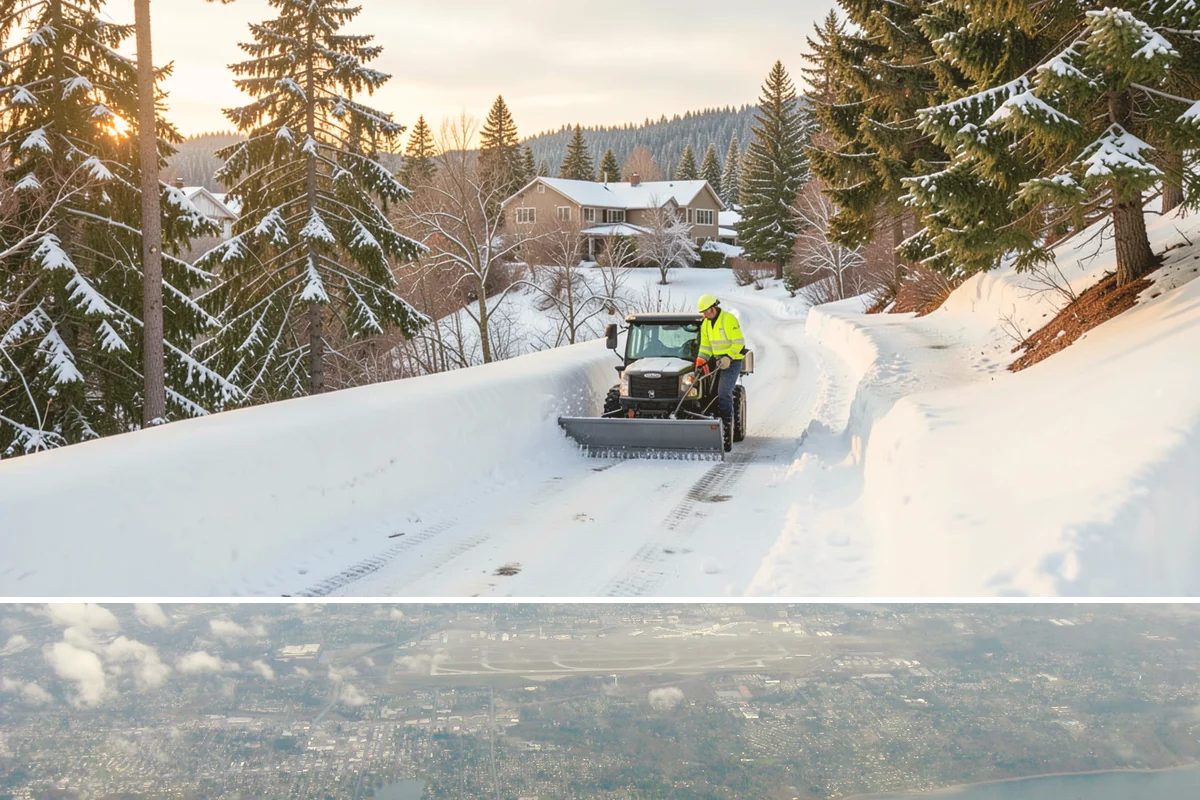 Salt Truck Service in Burien, King County, WA - Salt truck service is active throughout the freeze-thaw season from November through March across lowland commercial sites.