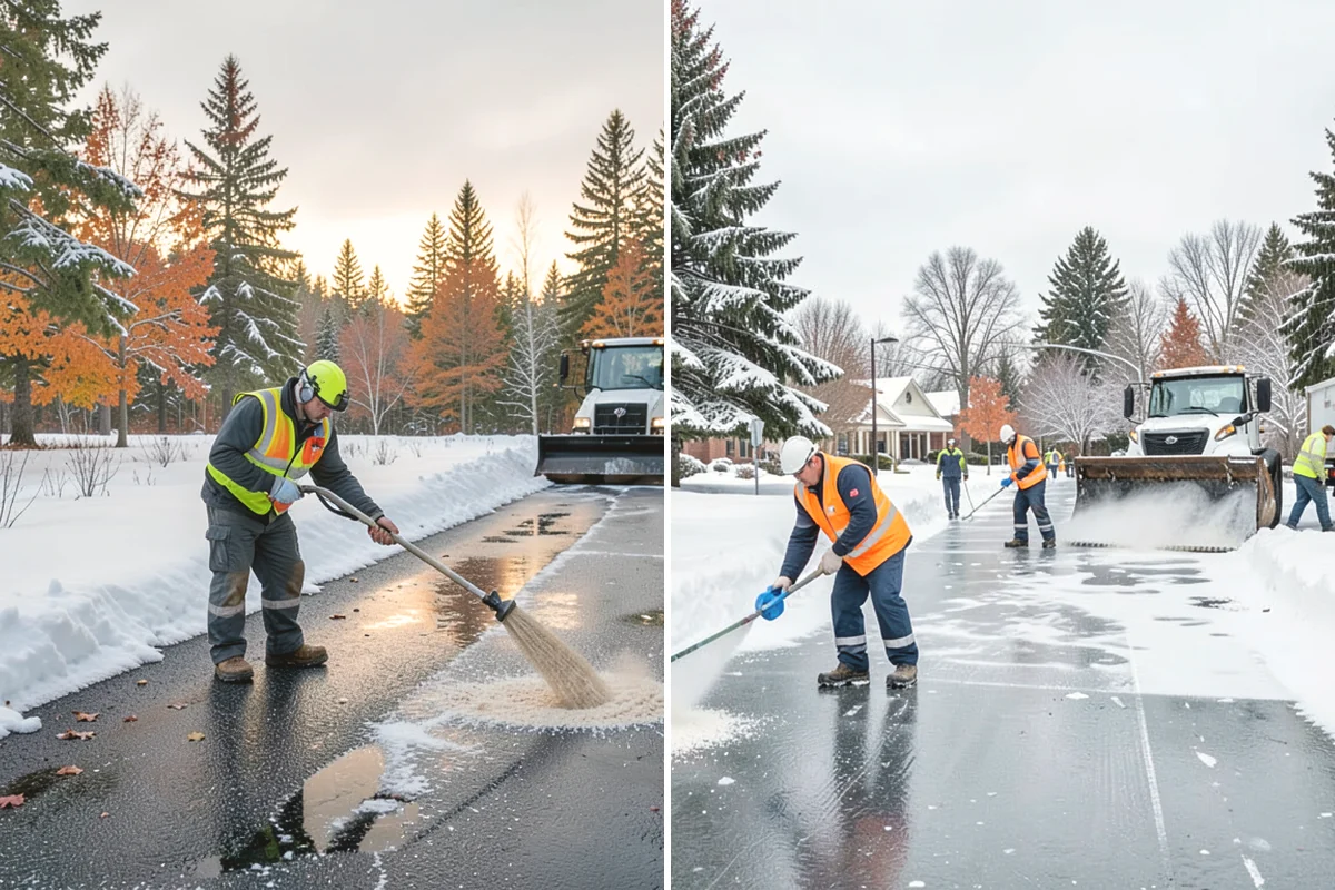 Salt Truck Service in Burlington, Skagit County, WA - Calibrate the spreader to current temperature and ice