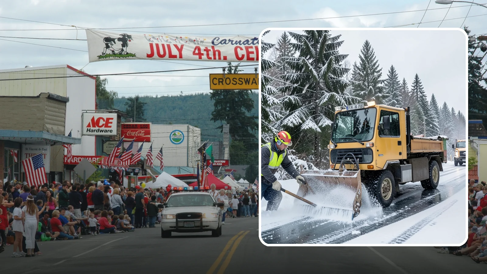 Salt Truck Service in Carnation, King County, WA - Our salt trucks spread granular deicer across lots and roads to melt ice and restore traction.