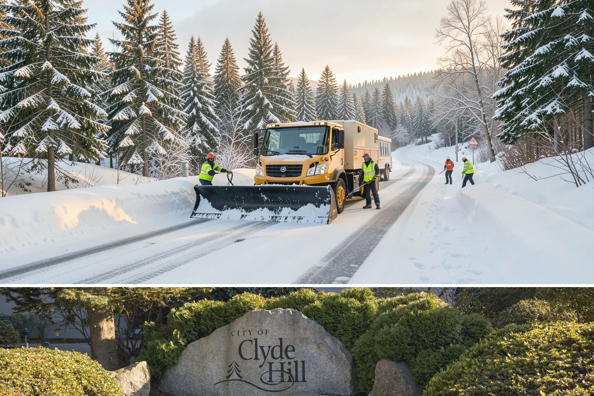 Salt Truck Service in Clyde Hill, King County, WA - Salt truck service is active throughout the freeze-thaw season from November through March across lowland commercial sites.