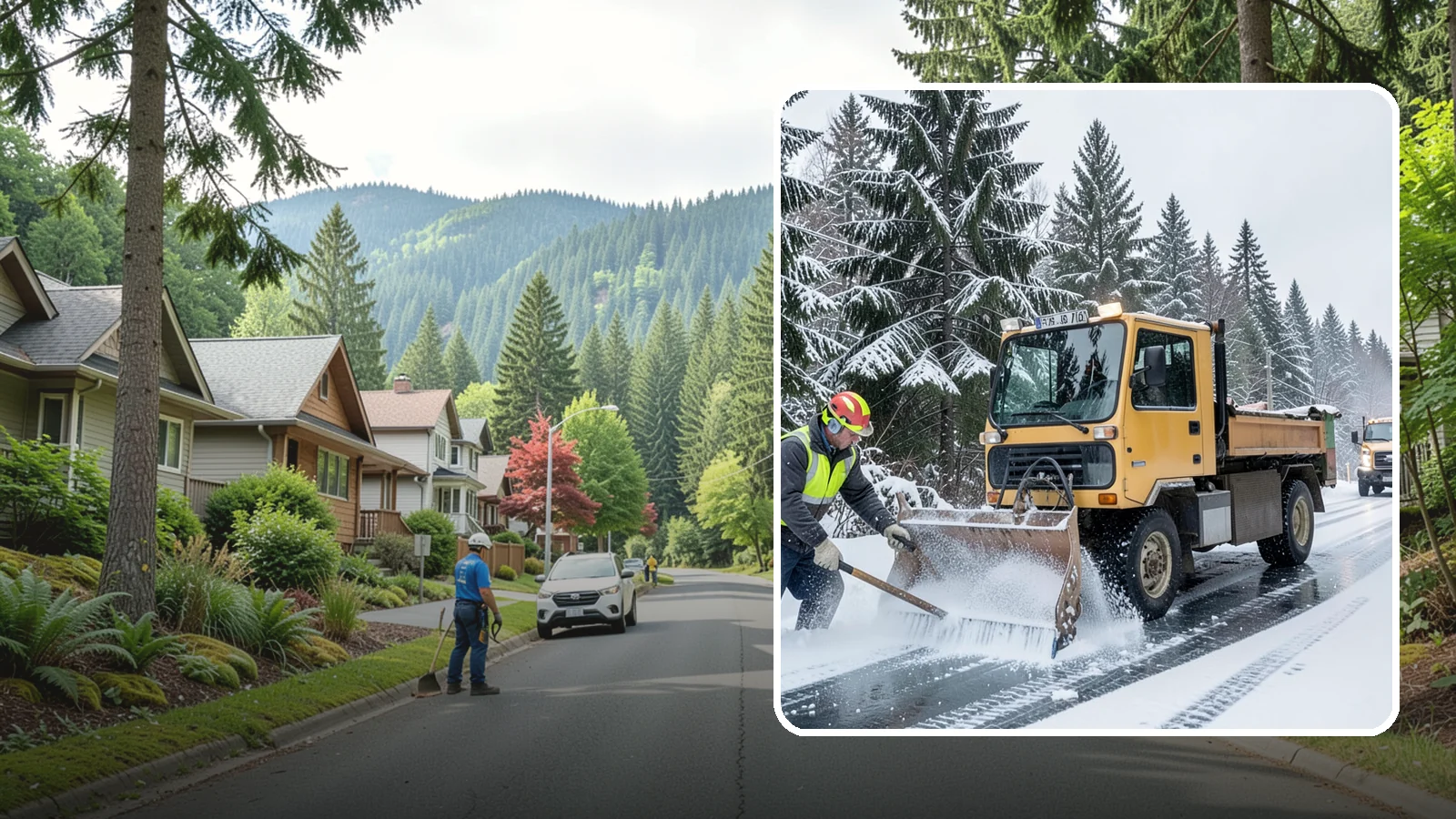 Salt Truck Service in Darrington, Snohomish County, WA - Our salt trucks spread granular deicer across lots and roads to melt ice and restore traction.