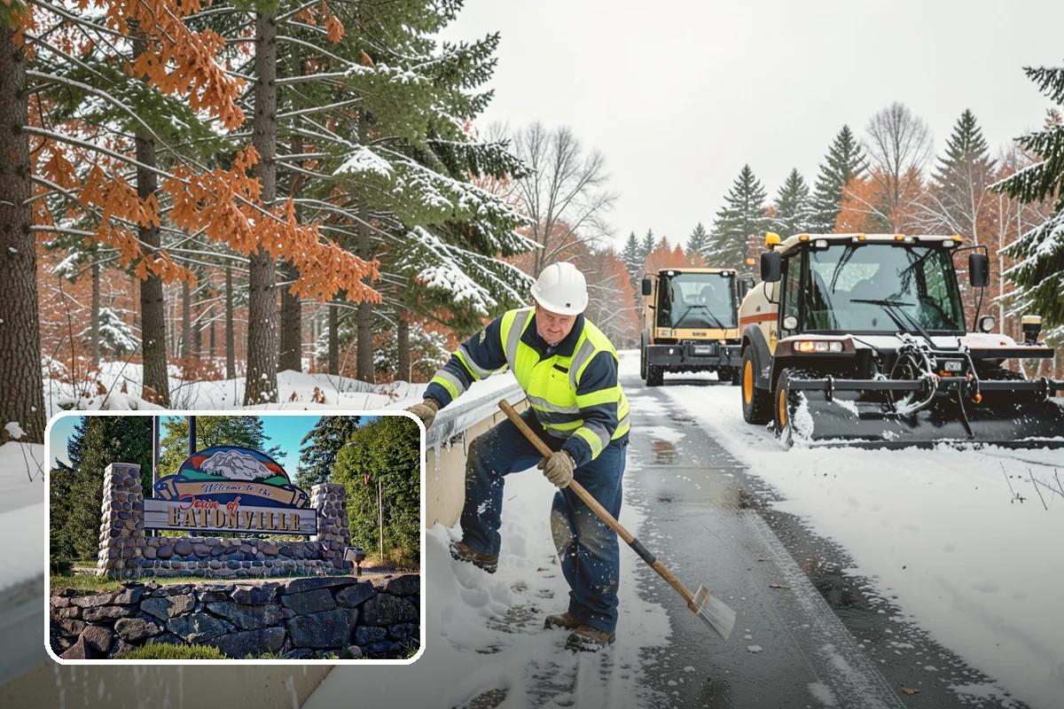 Salt Truck Service in Eatonville, Pierce County, WA - Controlled granular application across large surfaces