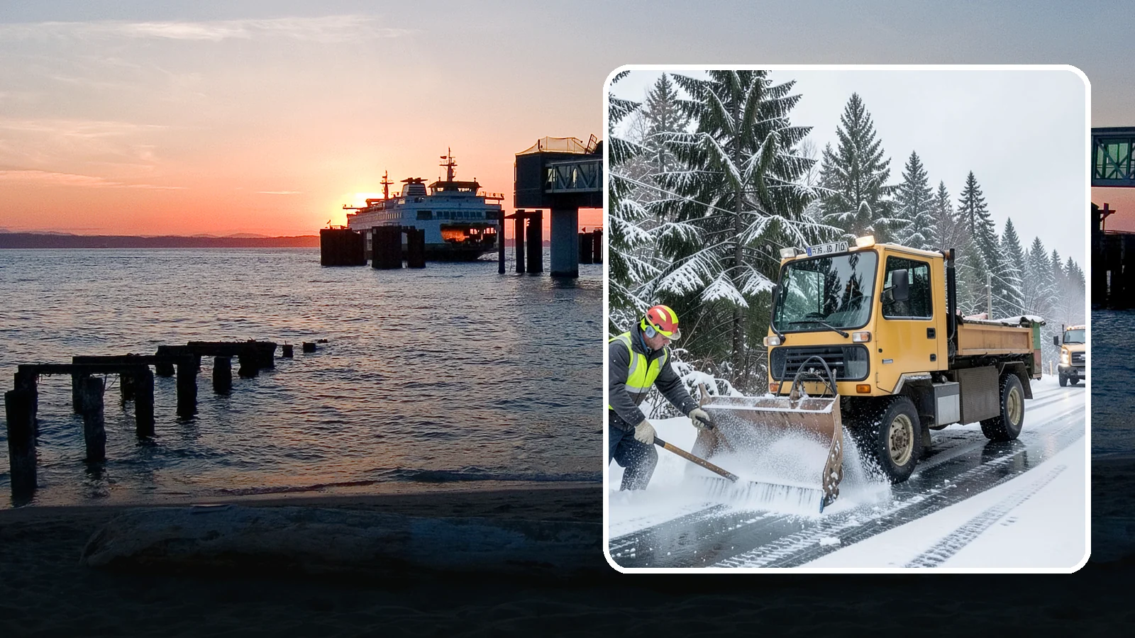 Salt Truck Service in Edmonds, Snohomish County, WA - Our salt trucks spread granular deicer across lots and roads to melt ice and restore traction.