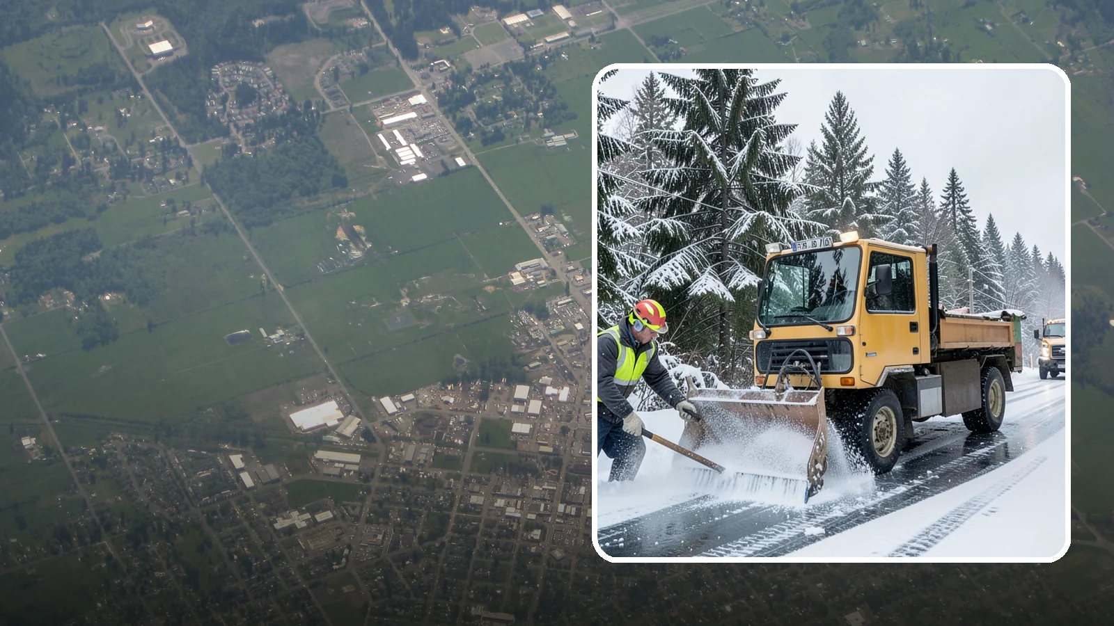 Salt Truck Service in Enumclaw, King County, WA - Our salt trucks spread granular deicer across lots and roads to melt ice and restore traction.