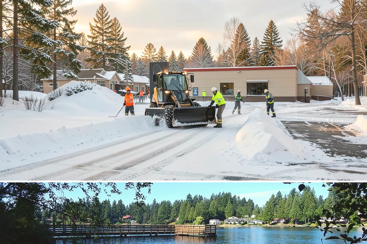 Salt Truck Service in Federal Way, King County, WA - Salt truck service is active throughout the freeze-thaw season from November through March across lowland commercial sites.