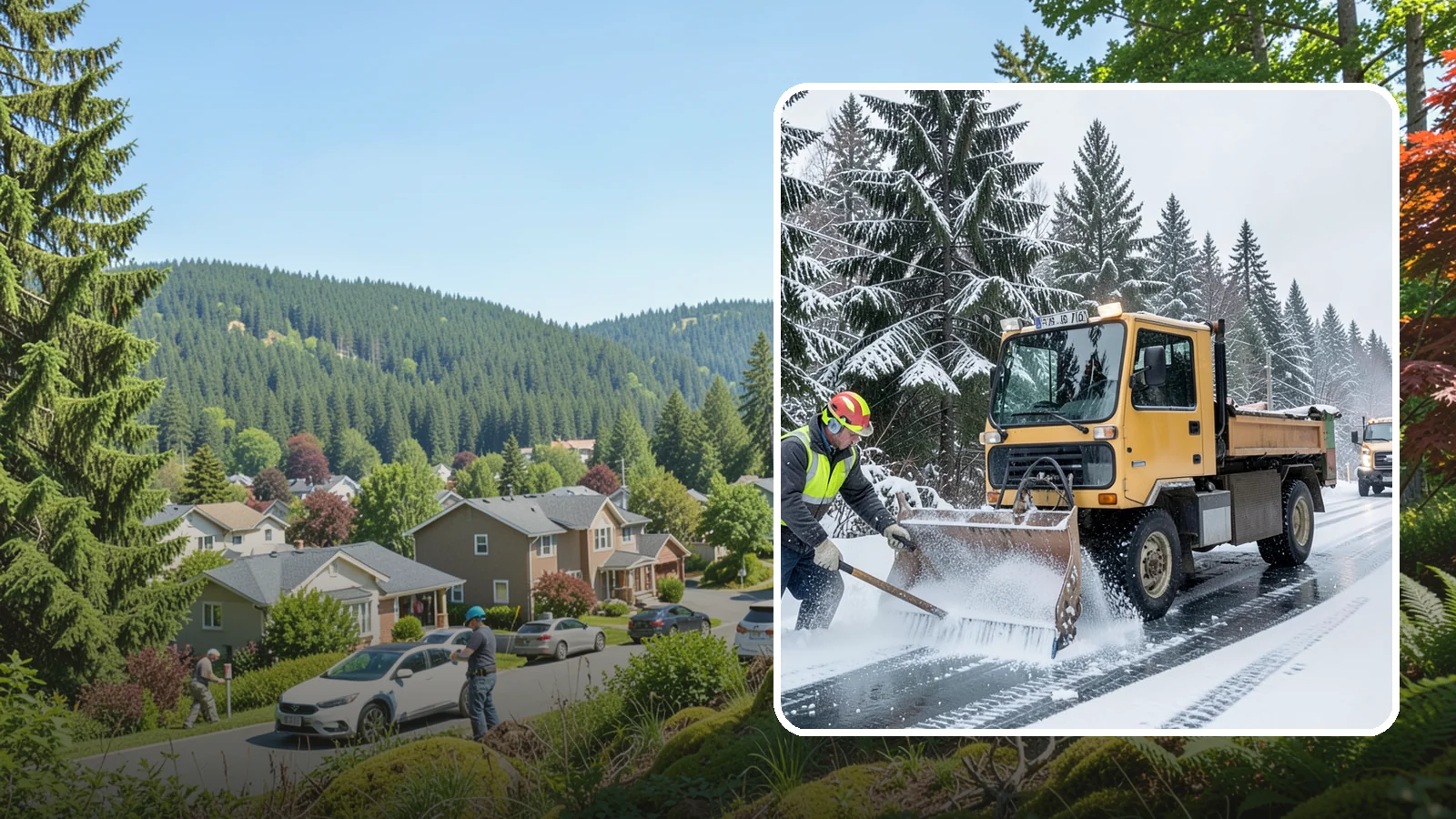 Salt Truck Service in Index, Snohomish County, WA - Our salt trucks spread granular deicer across lots and roads to melt ice and restore traction.
