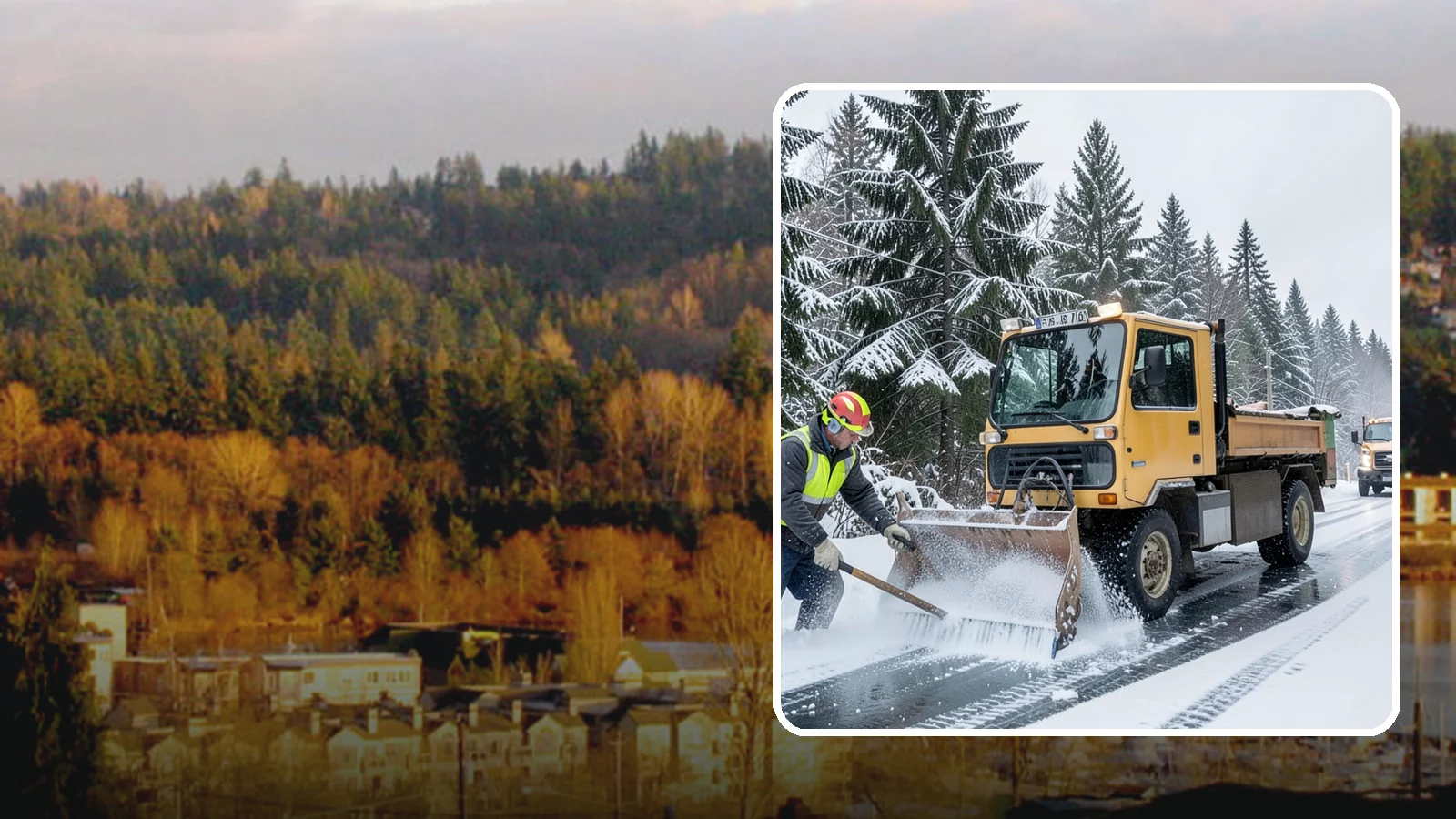 Salt Truck Service in Kenmore, King County, WA - Our salt trucks spread granular deicer across lots and roads to melt ice and restore traction.