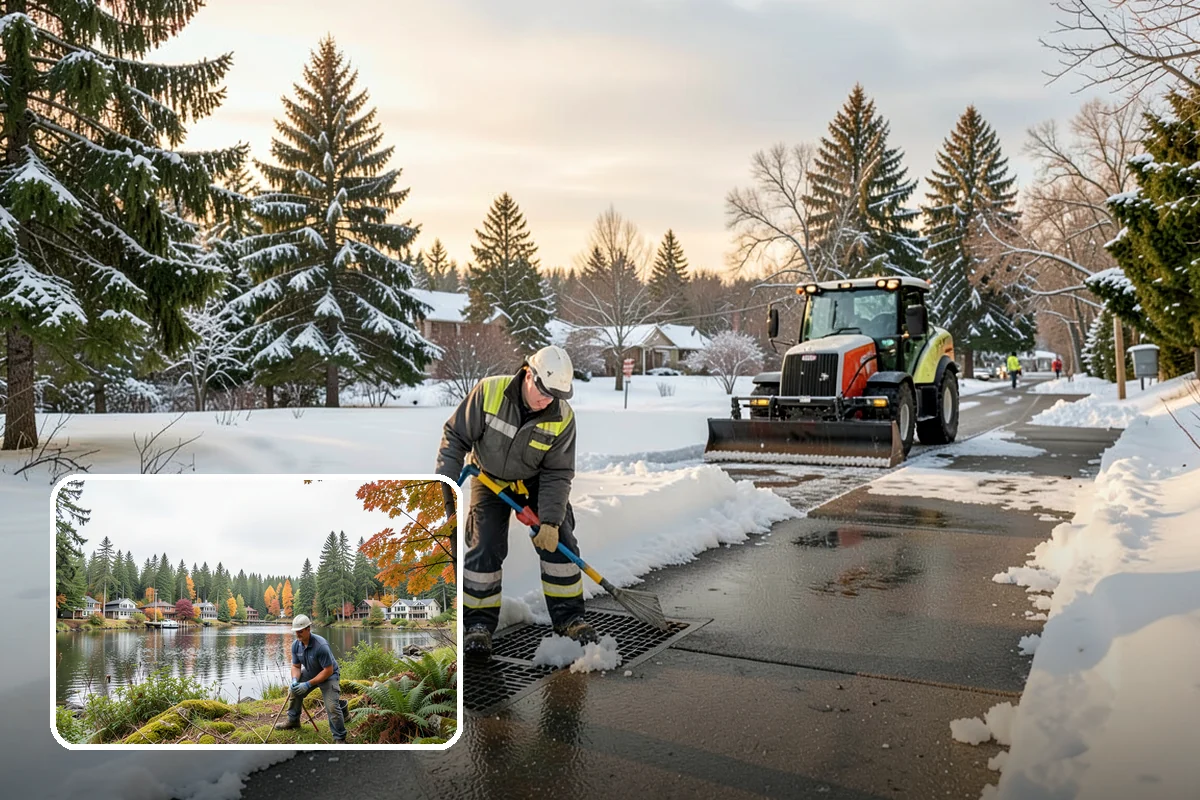 Salt Truck Service in La Conner, Skagit County, WA - Controlled granular application across large surfaces