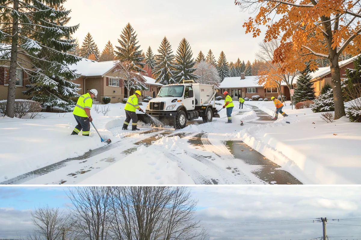 Salt Truck Service in Langley, Island County, WA - Salt truck service is active throughout the freeze-thaw season from November through March across lowland commercial sites.