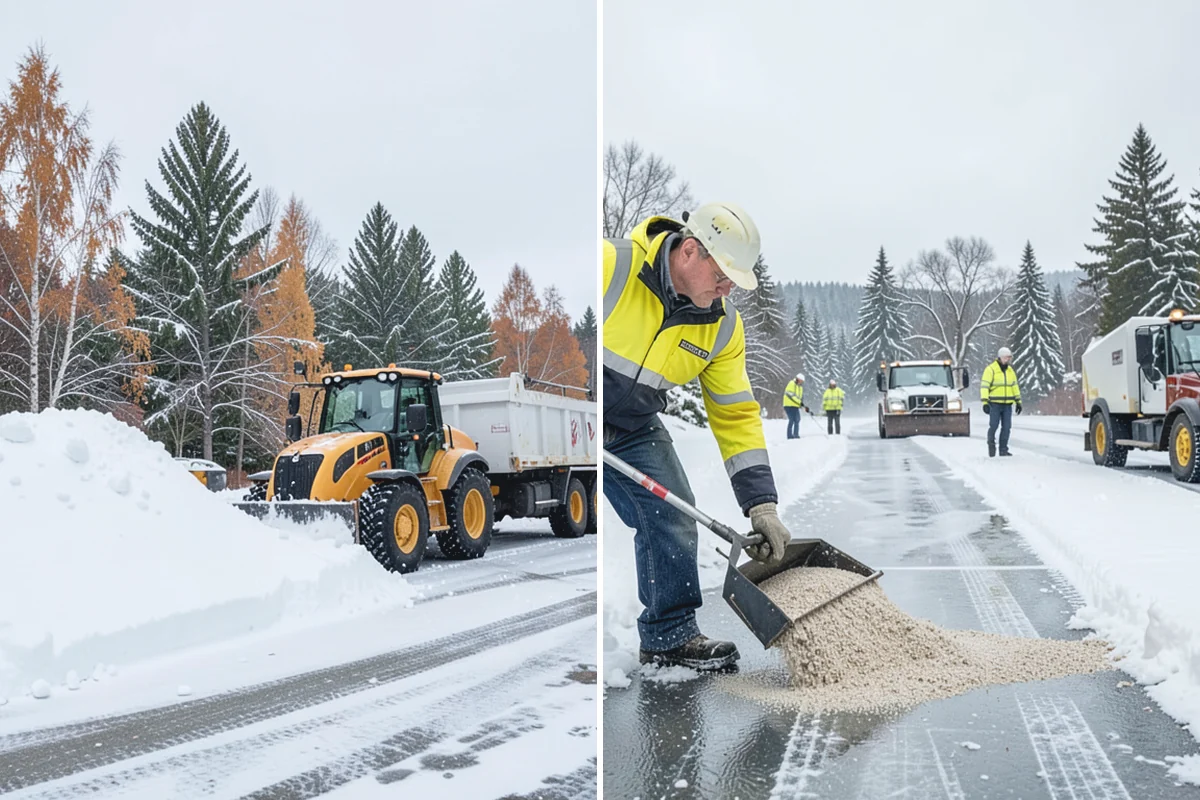 Salt Truck Service in Medina, King County, WA - Calibrate the spreader to current temperature and ice