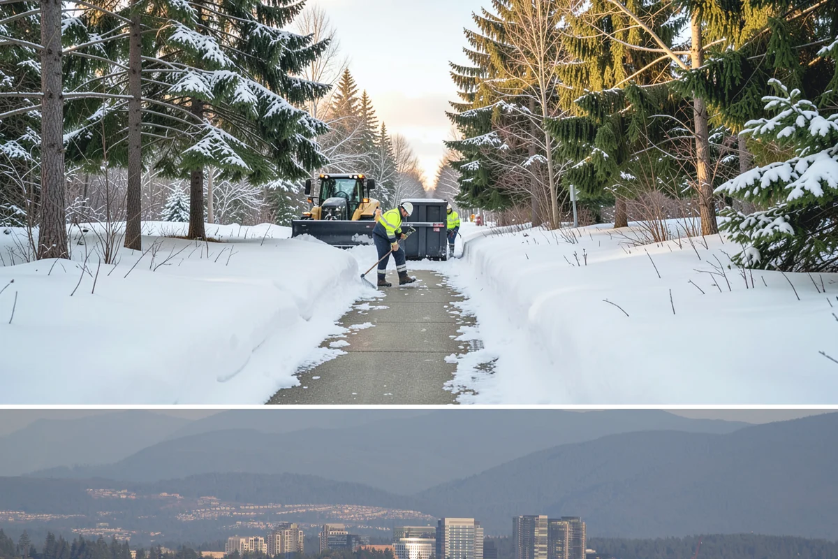 Salt Truck Service in Medina, King County, WA - Salt truck service is active throughout the freeze-thaw season from November through March across lowland commercial sites.