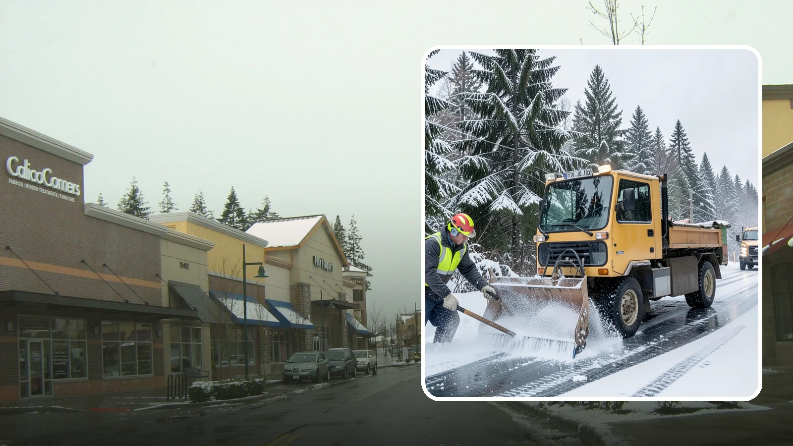 Salt Truck Service in Mill Creek, Snohomish County, WA - Our salt trucks spread granular deicer across lots and roads to melt ice and restore traction.