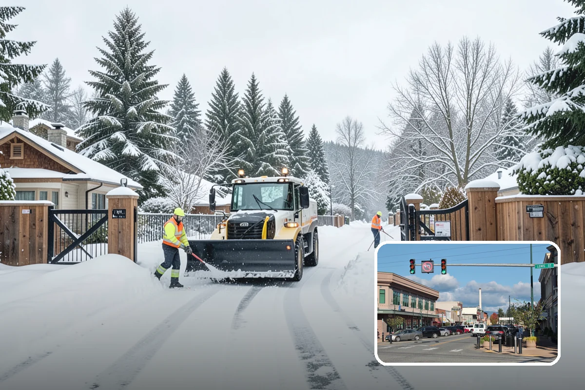Salt Truck Service in Monroe, Snohomish County, WA - Controlled granular application across large surfaces