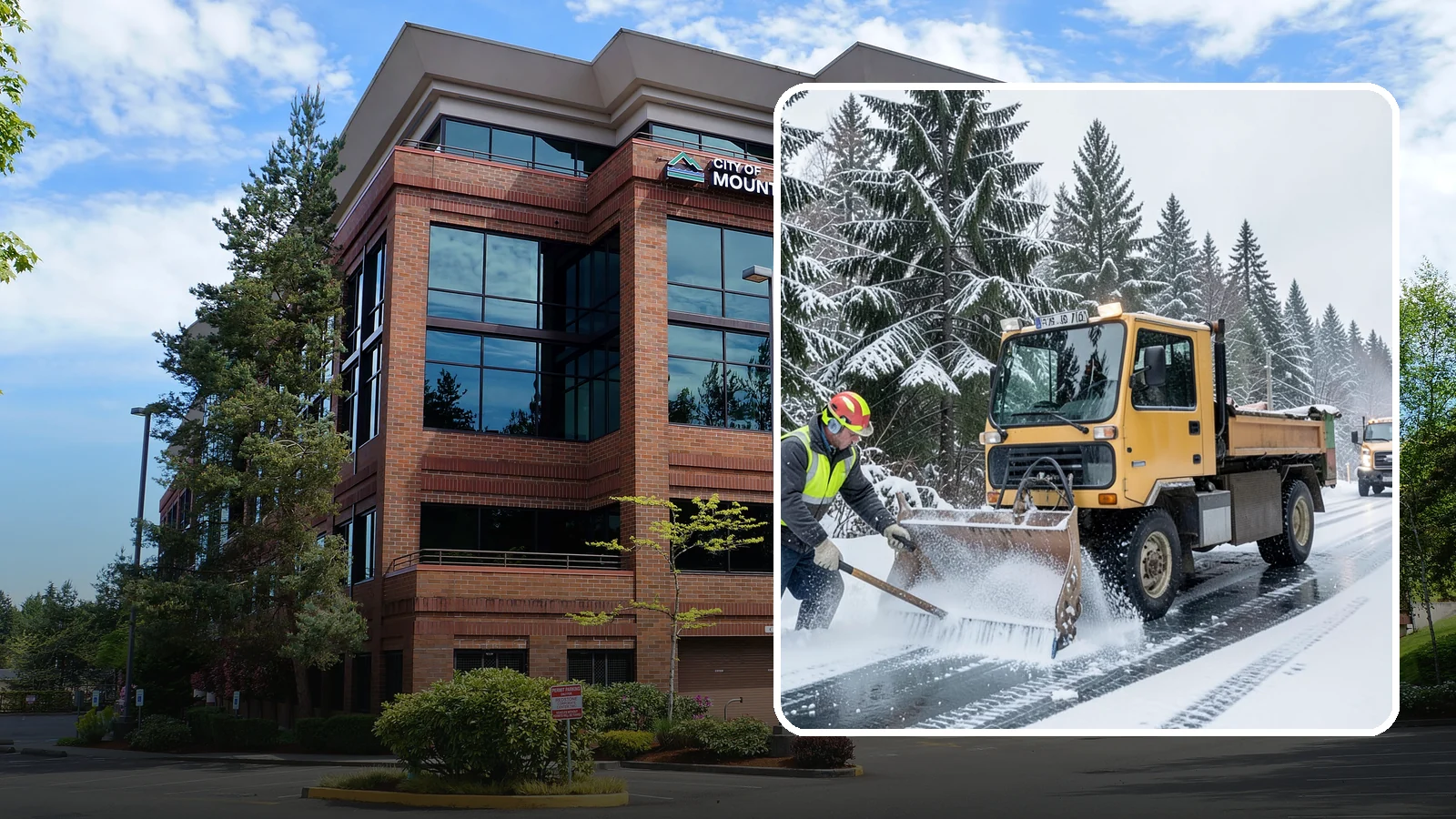 Salt Truck Service in Mountlake Terrace, Snohomish County, WA - Our salt trucks spread granular deicer across lots and roads to melt ice and restore traction.