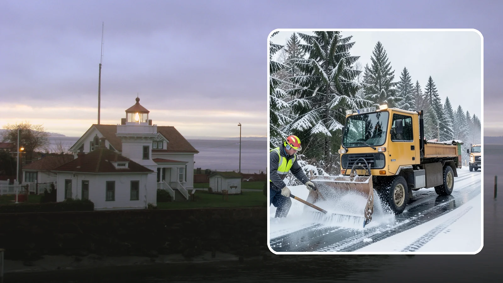 Salt Truck Service in Mukilteo, Snohomish County, WA - Our salt trucks spread granular deicer across lots and roads to melt ice and restore traction.