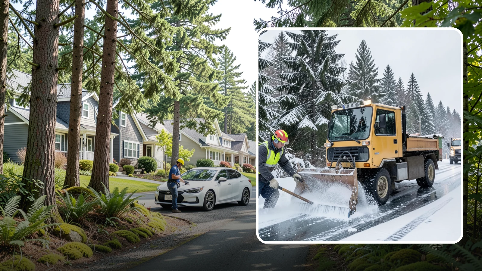 Salt Truck Service in Normandy Park, King County, WA - Our salt trucks spread granular deicer across lots and roads to melt ice and restore traction.