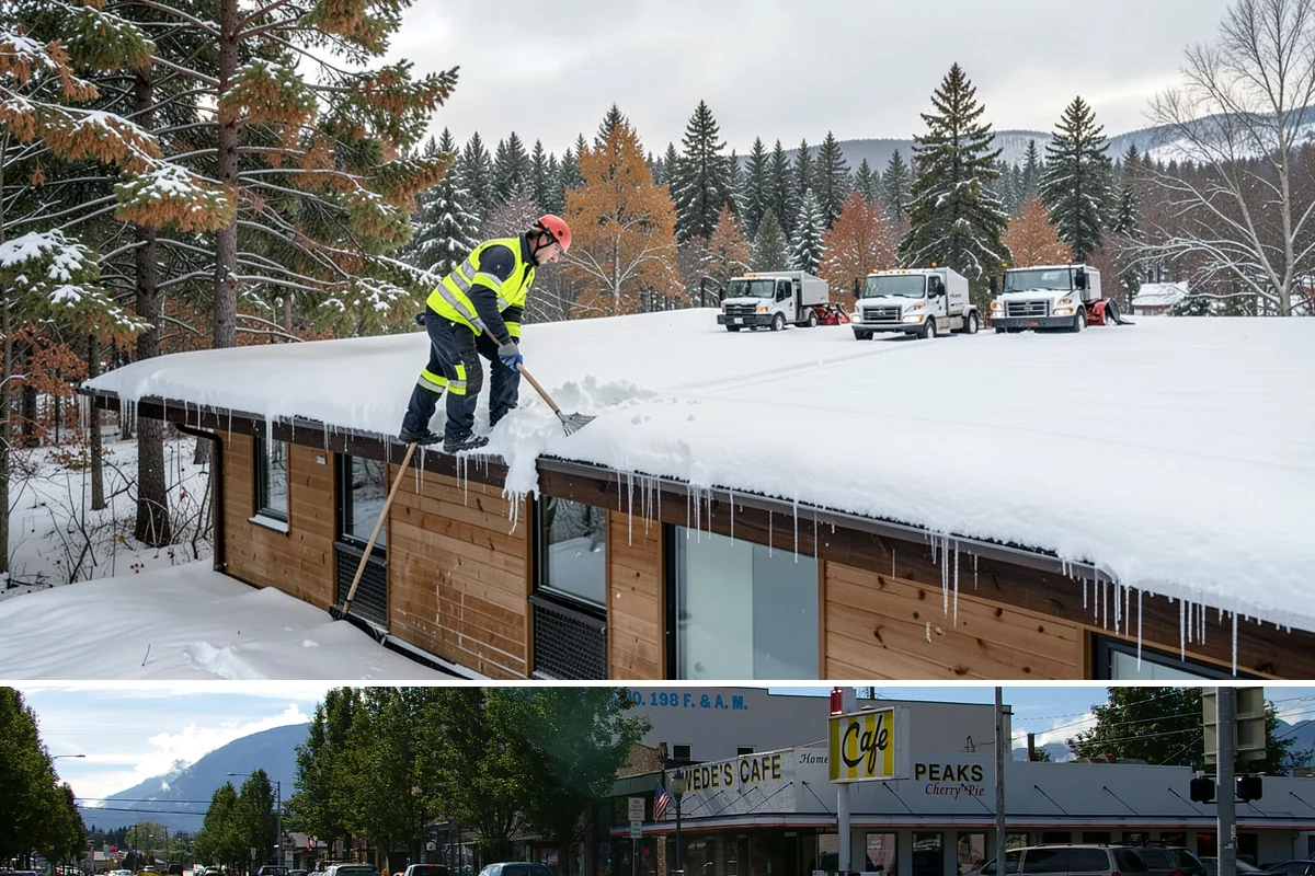 Salt Truck Service in North Bend, King County, WA - Salt truck service is active throughout the freeze-thaw season from November through March across lowland commercial sites.
