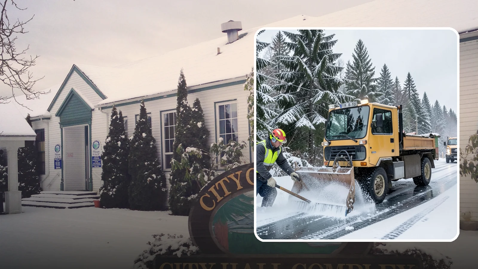 Salt Truck Service in Pacific, King County, WA - Our salt trucks spread granular deicer across lots and roads to melt ice and restore traction.