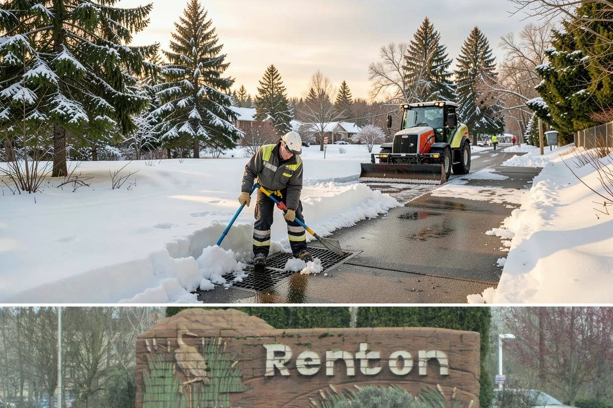 Salt Truck Service in Renton, King County, WA - Salt truck service is active throughout the freeze-thaw season from November through March across lowland commercial sites.