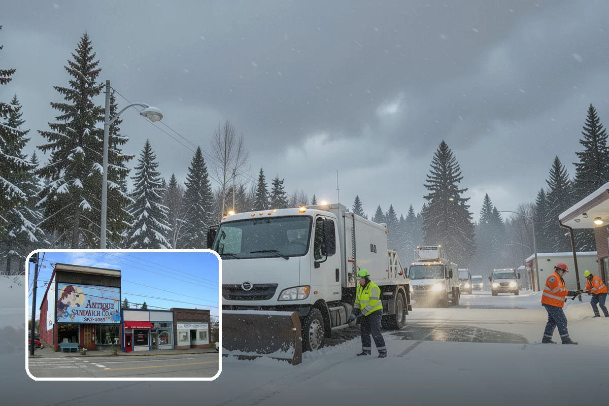 Salt Truck Service in Ruston, Pierce County, WA - Controlled granular application across large surfaces