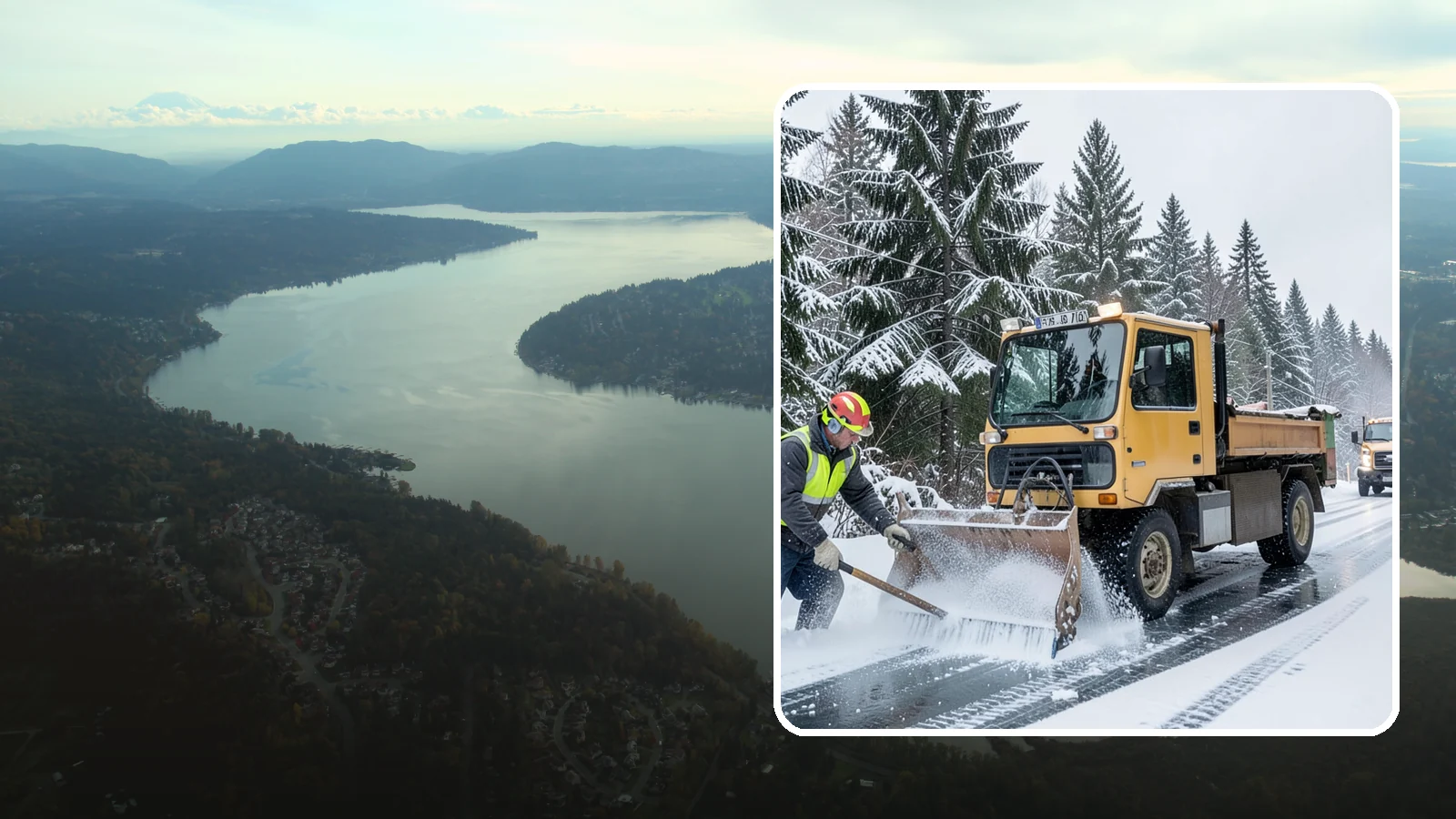 Salt Truck Service in Sammamish, King County, WA - Our salt trucks spread granular deicer across lots and roads to melt ice and restore traction.