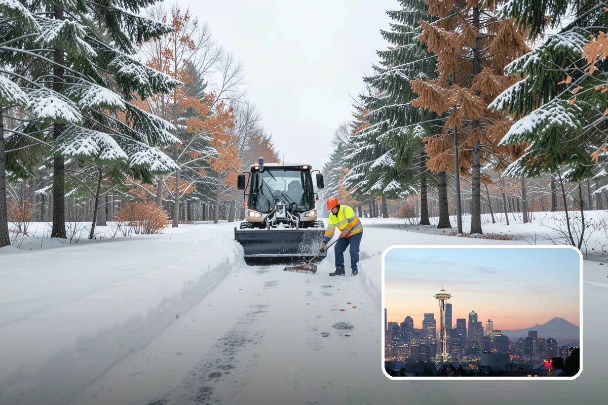 Salt Truck Service in Seattle, King County, WA - Controlled granular application across large surfaces