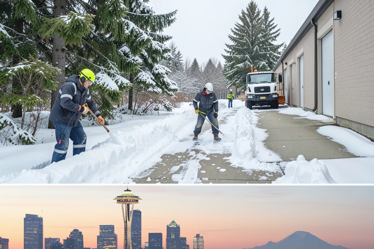 Salt Truck Service in Seattle, King County, WA - Salt truck service is active throughout the freeze-thaw season from November through March across lowland commercial sites.