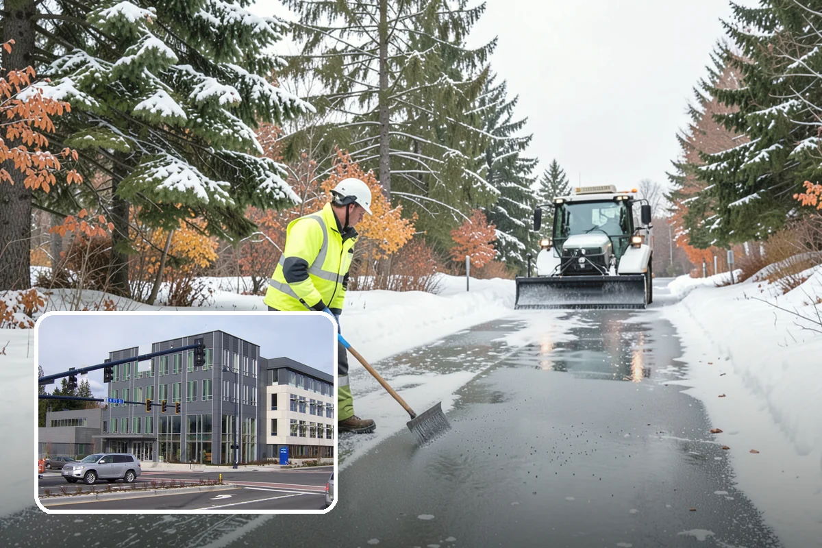 Salt Truck Service in Shoreline, King County, WA - Controlled granular application across large surfaces