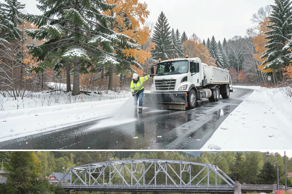 Salt Truck Service in Skykomish, King County, WA - Salt truck service is active throughout the freeze-thaw season from November through March across lowland commercial sites.