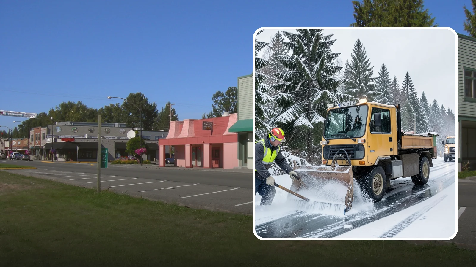Salt Truck Service in Snoqualmie, King County, WA - Our salt trucks spread granular deicer across lots and roads to melt ice and restore traction.