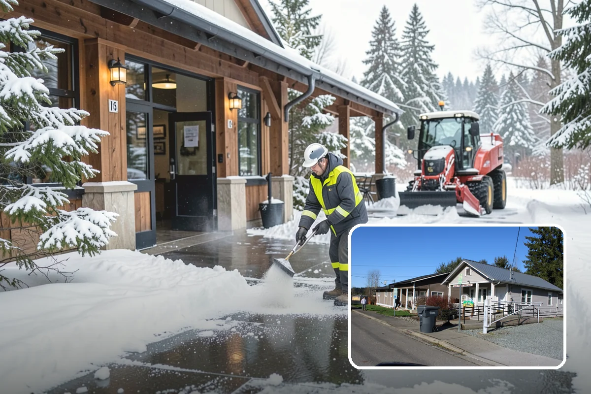 Salt Truck Service in South Prairie, Pierce County, WA - Controlled granular application across large surfaces