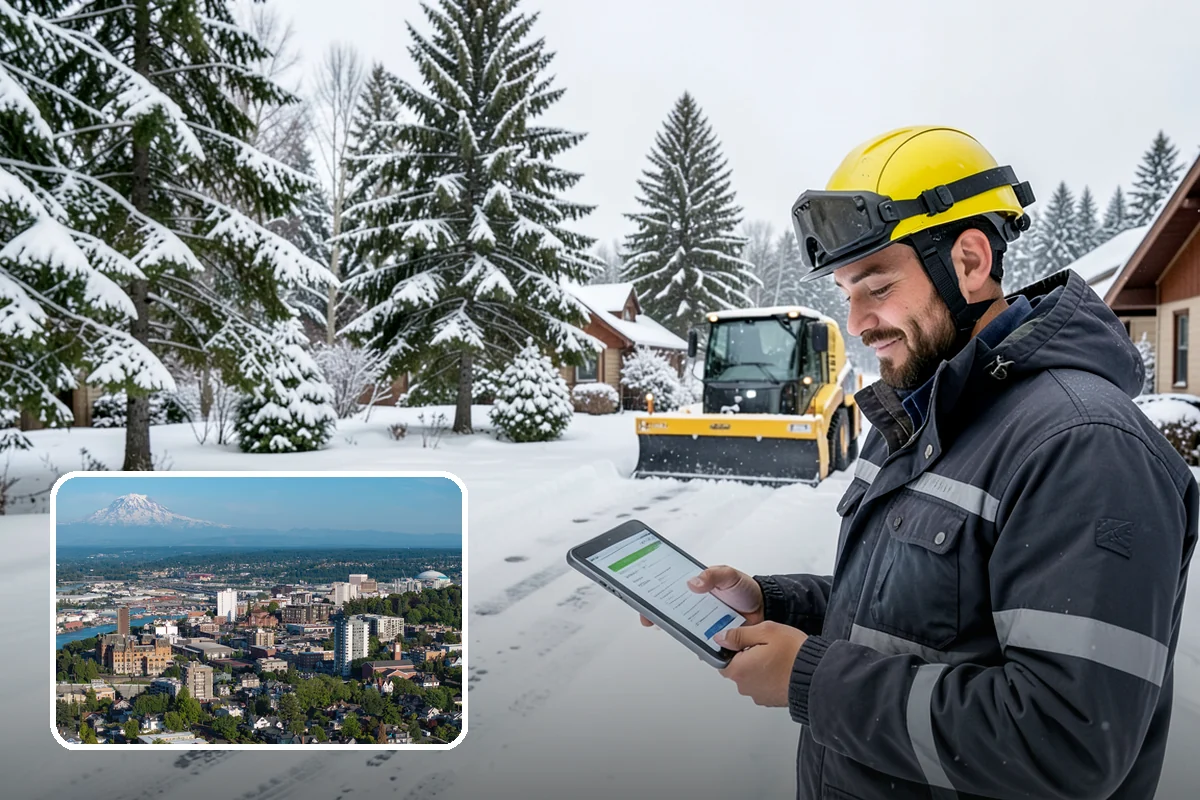 Salt Truck Service in Tacoma, Pierce County, WA - Controlled granular application across large surfaces