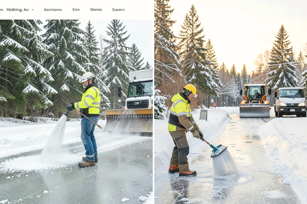 Salt Truck Service in Tacoma, Pierce County, WA - Calibrate the spreader to current temperature and ice