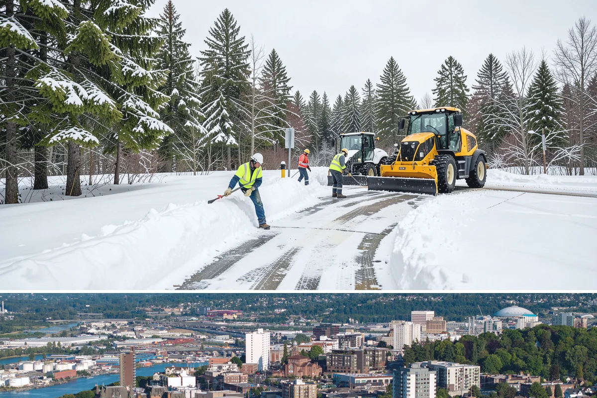 Salt Truck Service in Tacoma, Pierce County, WA - Salt truck service is active throughout the freeze-thaw season from November through March across lowland commercial sites.