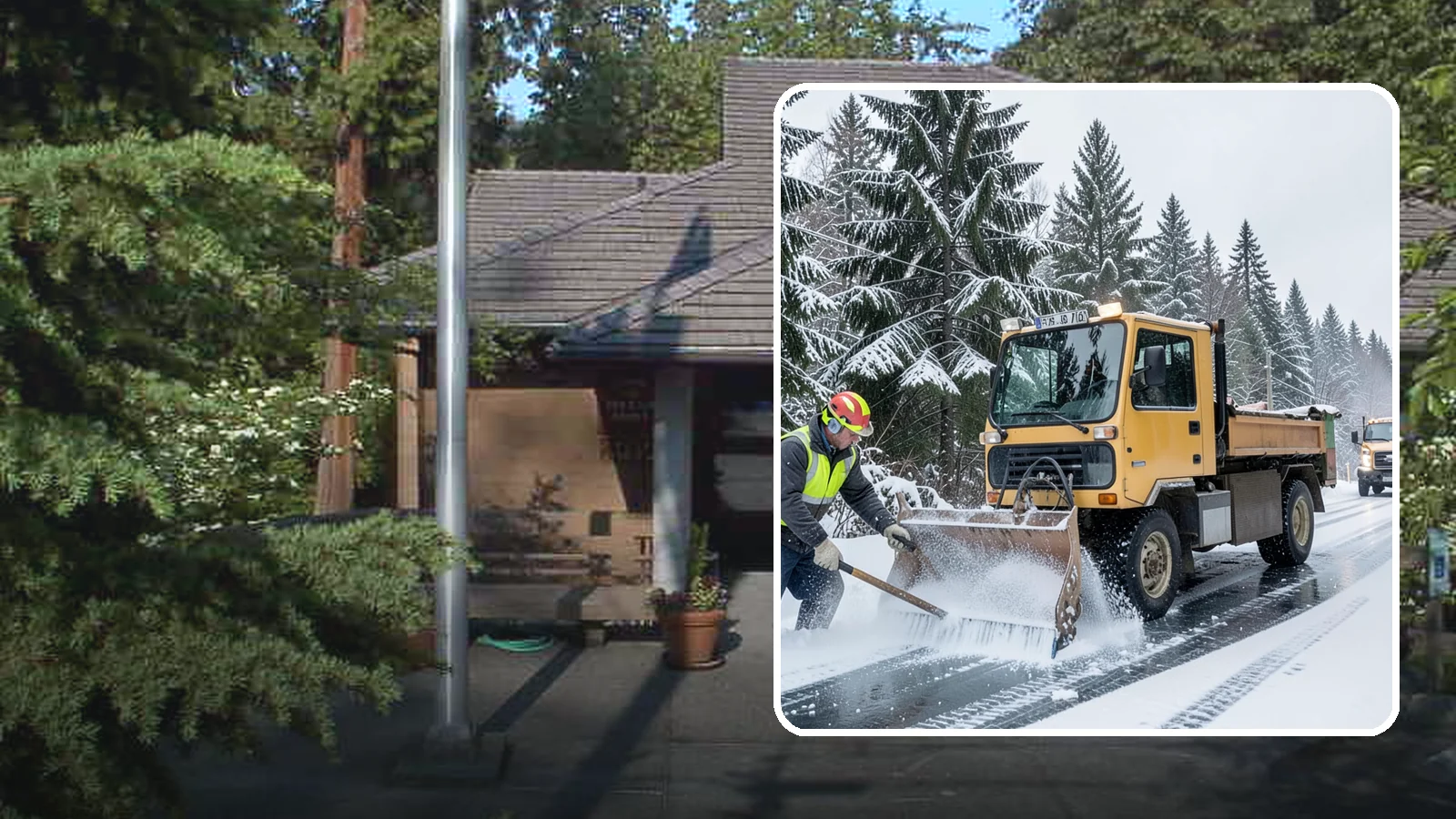 Salt Truck Service in Yarrow Point, King County, WA - Our salt trucks spread granular deicer across lots and roads to melt ice and restore traction.