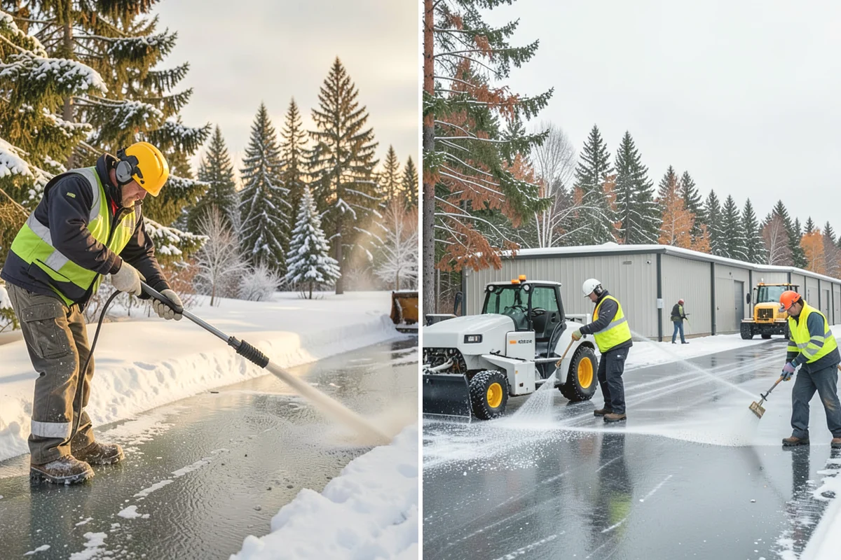 Salt Truck Service in Yarrow Point, King County, WA - Calibrate the spreader to current temperature and ice