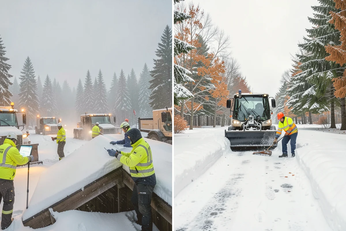 Same-Day Snow Removal in Bellevue, King County, WA - We confirm availability and your same-day window