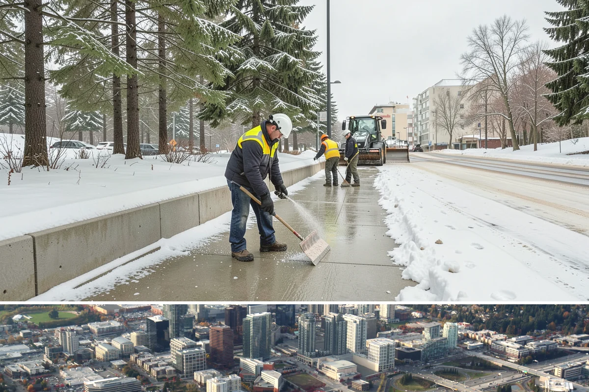 Same-Day Snow Removal in Bellevue, King County, WA - No advance booking is needed, but calling early on a snowy morning secures the soonest same-day slot.