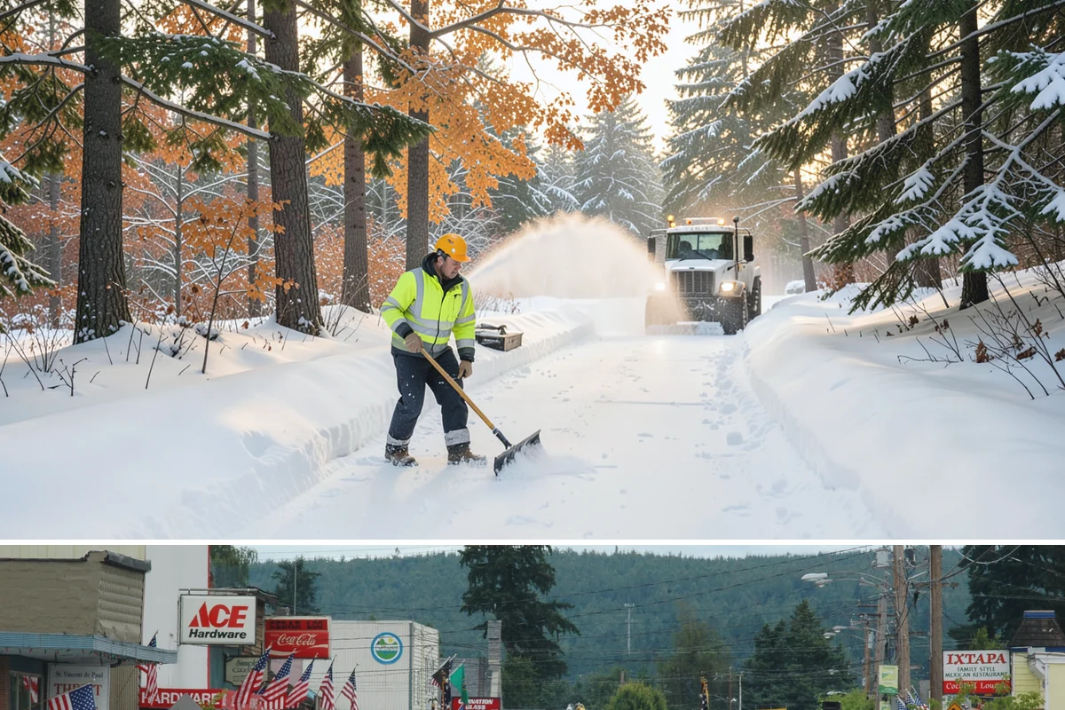 Same-Day Snow Removal in Carnation, King County, WA - No advance booking is needed, but calling early on a snowy morning secures the soonest same-day slot.
