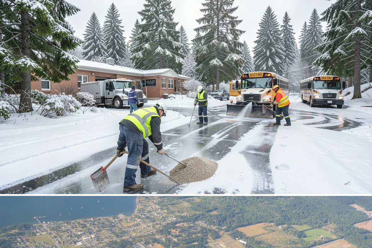 Same-Day Snow Removal in Coupeville, Island County, WA - No advance booking is needed, but calling early on a snowy morning secures the soonest same-day slot.