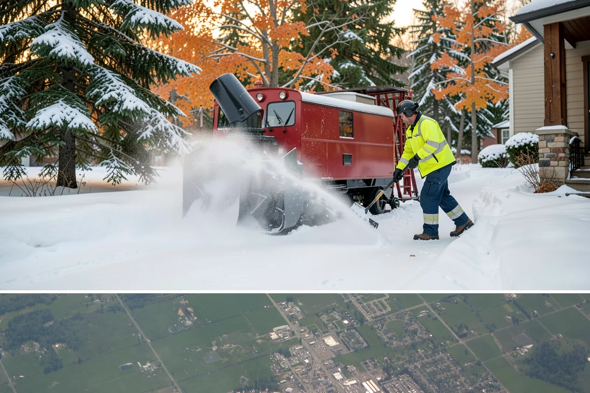 Same-Day Snow Removal in Enumclaw, King County, WA - No advance booking is needed, but calling early on a snowy morning secures the soonest same-day slot.